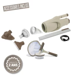 ASPIRATEUR SPA BOREAL EV05 + ACCESSOIRES -Équipement De Piscine Soldes aspirateur spa boreal ev05 accessoires 3