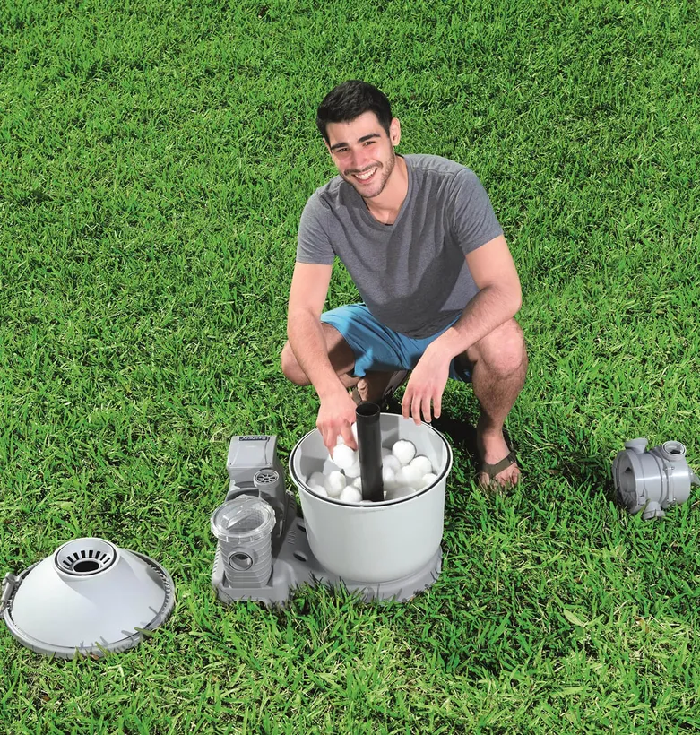 Bestway BOULE DE FILTRATION FLOWCLEAR 500GR 4 Bestway BOULE DE FILTRATION FLOWCLEAR 500GR – Image 2