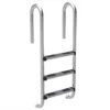 ECHELLE INOX DROITE 3 MARCHES (+PLATINES) 2 ECHELLE INOX DROITE 3 MARCHES (+PLATINES) -Équipement De Piscine Soldes echelle inox droite 3 marches platines