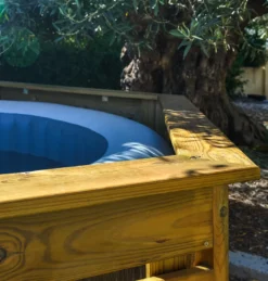 HABILLAGE BOIS POUR SPA 19 HABILLAGE BOIS POUR SPA -Équipement De Piscine Soldes habillage bois pour spa 6