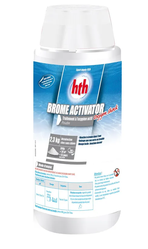 HTH BROME ACTIVATOR OXYGENE SHOCK 2.3KG 3 HTH BROME ACTIVATOR OXYGENE SHOCK 2.3KG