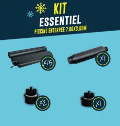 KIT HIVERNAGE PISCINE ENTERREE 7,00x3,00 -Équipement De Piscine Soldes kit hivernage piscine enterree 7 00x3 00 2