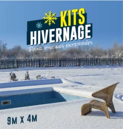 KIT HIVERNAGE PISCINE ENTERREE 9,00x4,00