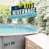 KIT HIVERNAGE PISCINE HORS SOL 5,00x3,00 2 KIT HIVERNAGE PISCINE HORS SOL 5,00x3,00 -Équipement De Piscine Soldes kit hivernage piscine hors sol 5 00x3 00