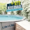 KIT HIVERNAGE PISCINE HORS SOL 6,10x3,70 M 2 KIT HIVERNAGE PISCINE HORS SOL 6,10x3,70 M -Équipement De Piscine Soldes kit hivernage piscine hors sol 6 10x3 70 m