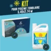 KIT HIVERNAGE PISCINE TUBULAIRE 5.49*2.74M -Équipement De Piscine Soldes kit hivernage piscine tubulaire 5 49 2 74m