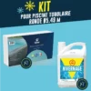 KIT HIVERNAGE PISCINE TUBULAIRE Ø 5.49M 1 KIT HIVERNAGE PISCINE TUBULAIRE Ø 5.49M -Équipement De Piscine Soldes kit hivernage piscine tubulaire 5 49m