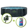 KIT PISCINE TUBULAIRE YZAKI 5,49x1,32m 1 KIT PISCINE TUBULAIRE YZAKI 5,49x1,32m -Équipement De Piscine Soldes kit piscine tubulaire yzaki 5 49x1 32m