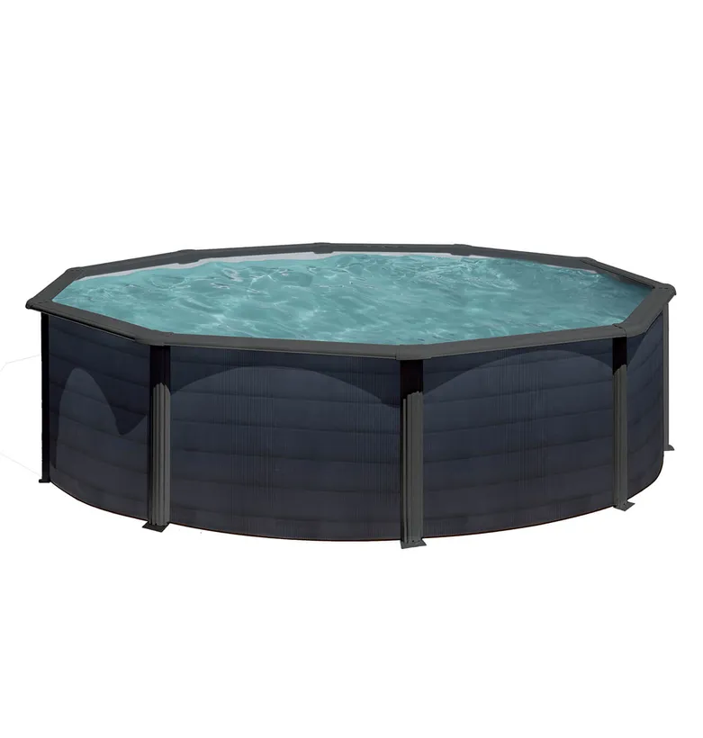 PISCINE ACIER 3,50 H 1,20 GRAPHITE 3 PISCINE ACIER 3,50 H 1,20 GRAPHITE