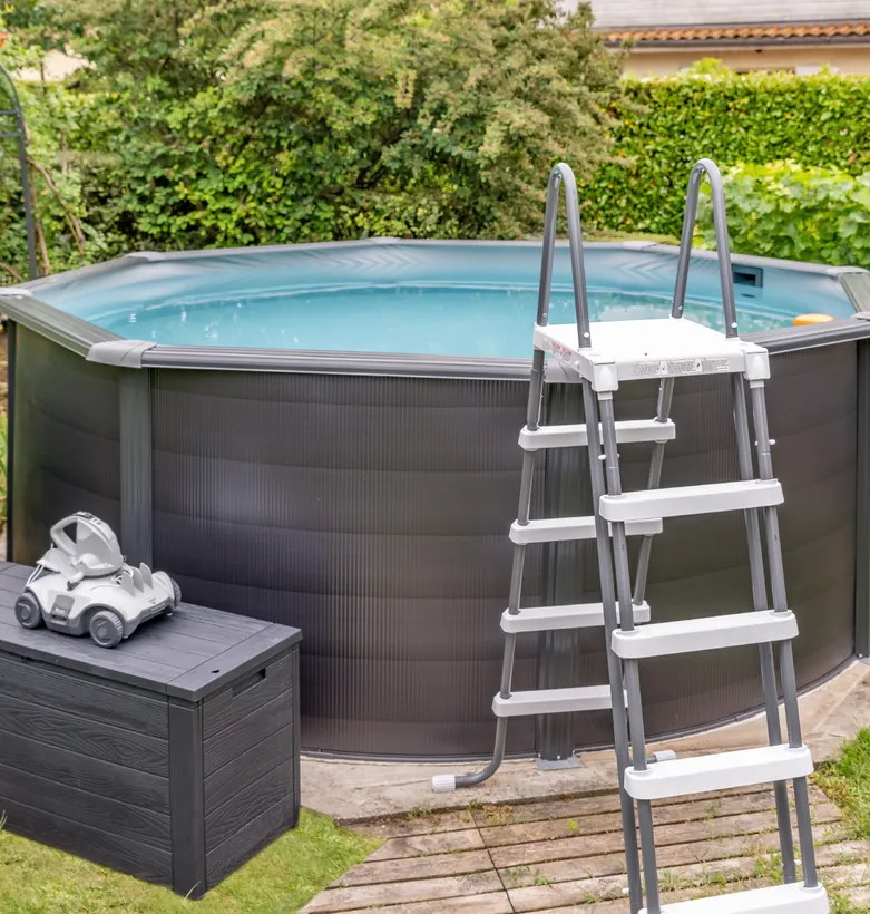 PISCINE ACIER 4,60 H 1,20 GRAPHITE 5 PISCINE ACIER 4,60 H 1,20 GRAPHITE – Image 3