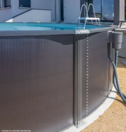 PISCINE ACIER 6,10x3,75 H 1,32 GRAPHITE 11 PISCINE ACIER 6,10x3,75 H 1,32 GRAPHITE -Équipement De Piscine Soldes piscine acier 6 10x3 75 h 1 32 graphite 3