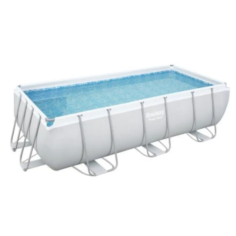 PISCINE BESTWAY POWER STEEL RECTANGULAIRE 4,04x2,01X1,00m 3 PISCINE BESTWAY POWER STEEL RECTANGULAIRE 4,04x2,01X1,00m