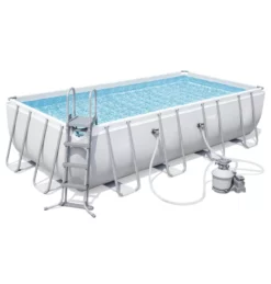 PISCINE BESTWAY POWER STEEL RECTANGULAIRE 5.49 X 2.74 H 1.22