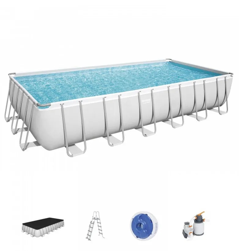 PISCINE BESTWAY POWER STEEL RECTANGULAIRE 7.32 X 3.66 H 1.32 8 PISCINE BESTWAY POWER STEEL RECTANGULAIRE 7.32 X 3.66 H 1.32 – Image 6