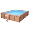 PISCINE BOIS MANHATTAN 4.24x3.29 H0.84 2 PISCINE BOIS MANHATTAN 4.24x3.29 H0.84 -Équipement De Piscine Soldes piscine bois manhattan 4 24x3 29 h0 84