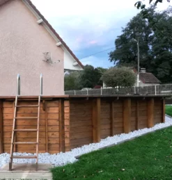 PISCINE BOIS NEBRASKA 7.11x4.00 H 1.38 LUXE -Équipement De Piscine Soldes piscine bois nebraska 7 11x4 00 h 1 38 luxe 5