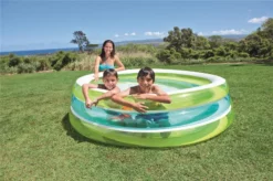Intex PISCINE GONFLABLE VERTE ET BLEUE RONDE 203cm