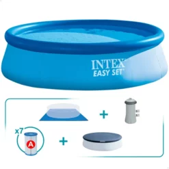 PISCINE INTEX EASY SET 4,57x1,22 7 PISCINE INTEX EASY SET 4,57x1,22 -Équipement De Piscine Soldes piscine intex easy set 4 57x1 22 1