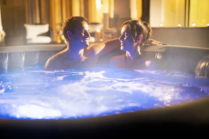 SPA GONFLABLE BESTWAY LAY-Z-SPA SANTORINI HYDROJET 10 SPA GONFLABLE BESTWAY LAY-Z-SPA SANTORINI HYDROJET – Image 8