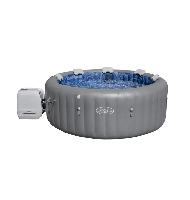 SPA GONFLABLE BESTWAY LAY-Z-SPA SANTORINI HYDROJET 3 SPA GONFLABLE BESTWAY LAY-Z-SPA SANTORINI HYDROJET
