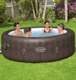 SPA GONFLABLE BESTWAY LAY-Z-SPA ST MORITZ 5-7 PERS -Équipement De Piscine Soldes spa gonflable bestway lay z spa st moritz 5 7 pers 7