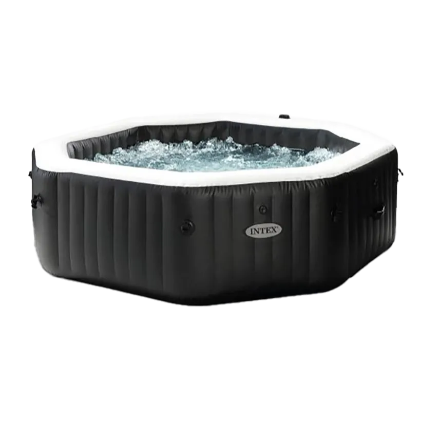 SPA GONFLABLE INTEX PURESPA CARBONE OCTO 4pl. BULLES+JETS 3 SPA GONFLABLE INTEX PURESPA CARBONE OCTO 4pl. BULLES+JETS